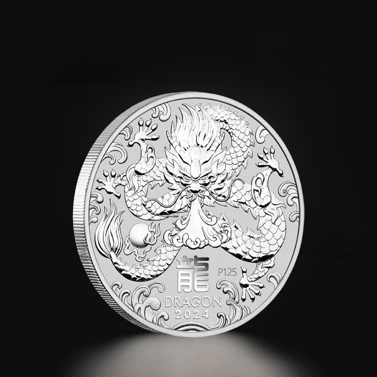 1/2 oz Australian Lunar Year of the Dragon 2024 Silver Coin - Tavex Latvia