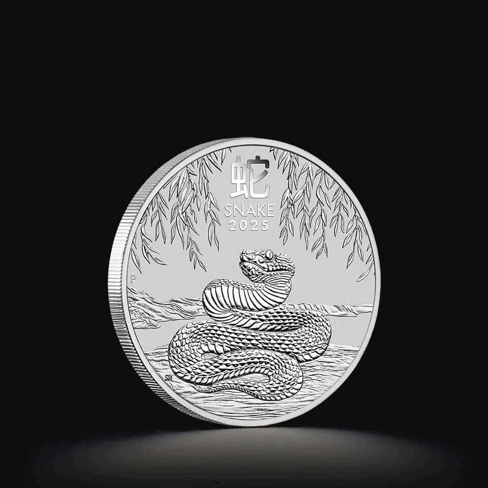 2025 Australian Lunar Snake 1/2oz Silver Coin | 1/2oz Silver Coins |  Atkinsons Bullion