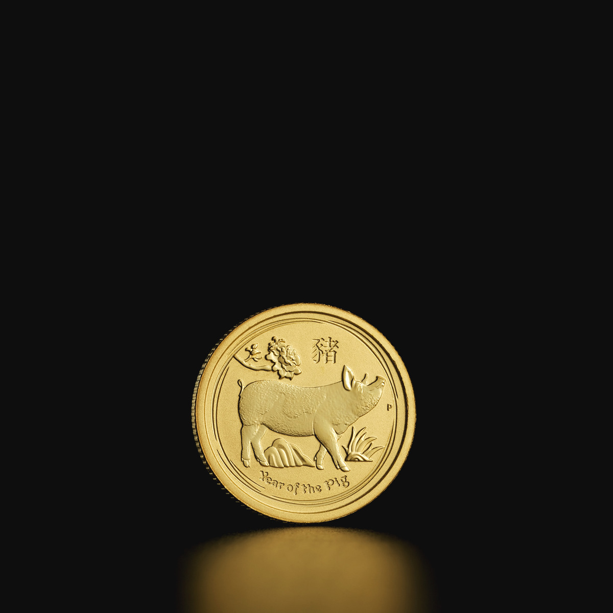 1/20 oz Australian Lunar Year of the Pig 2019 Gold Coin - Zelta monētas un  stieņi