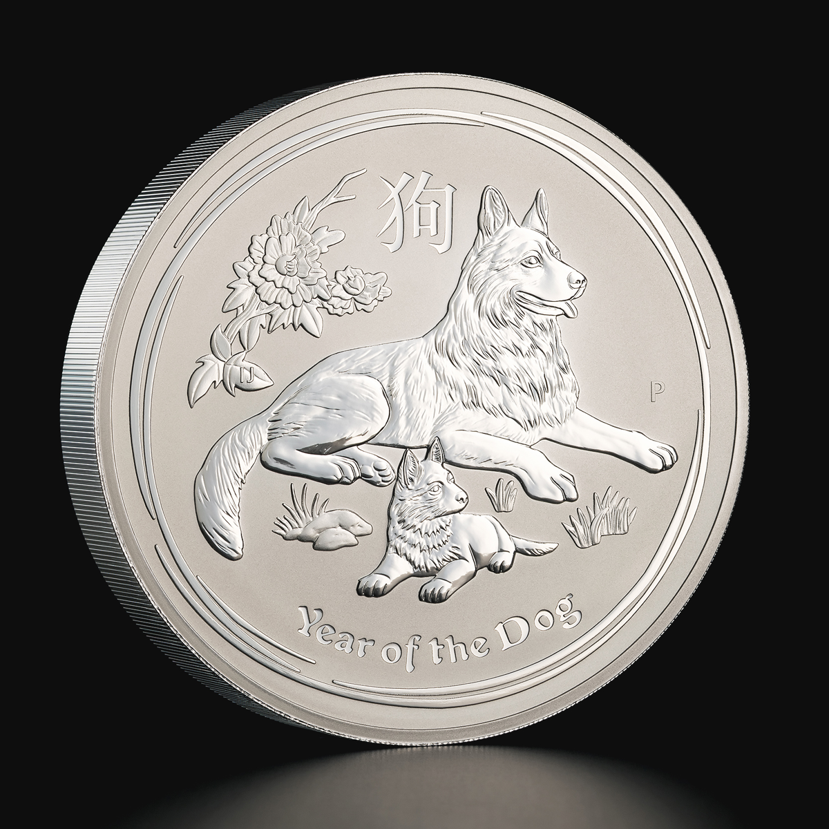 1 kg Australian Lunar Year of the Dog 2018 silver coin - Tavex Latvia