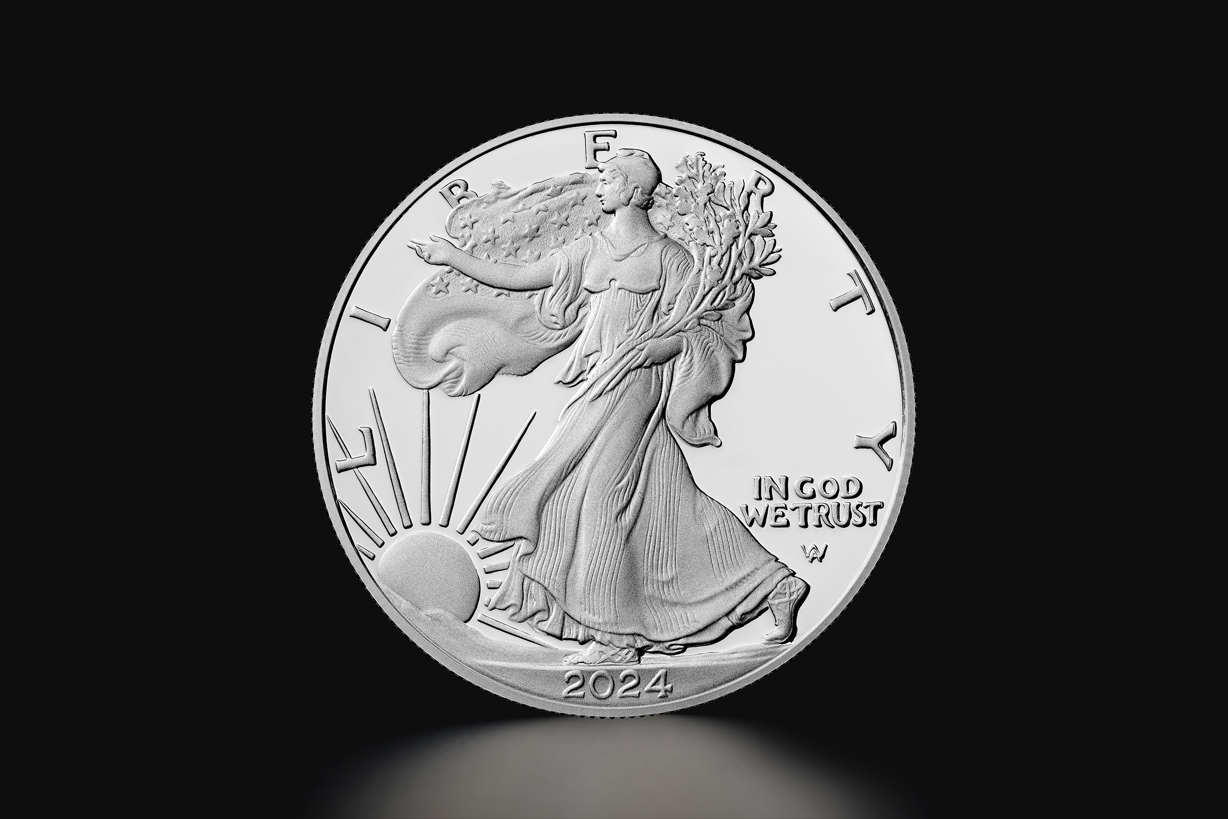 1 oz American Eagle Silver Coin 2024 - Tavex Latvia
