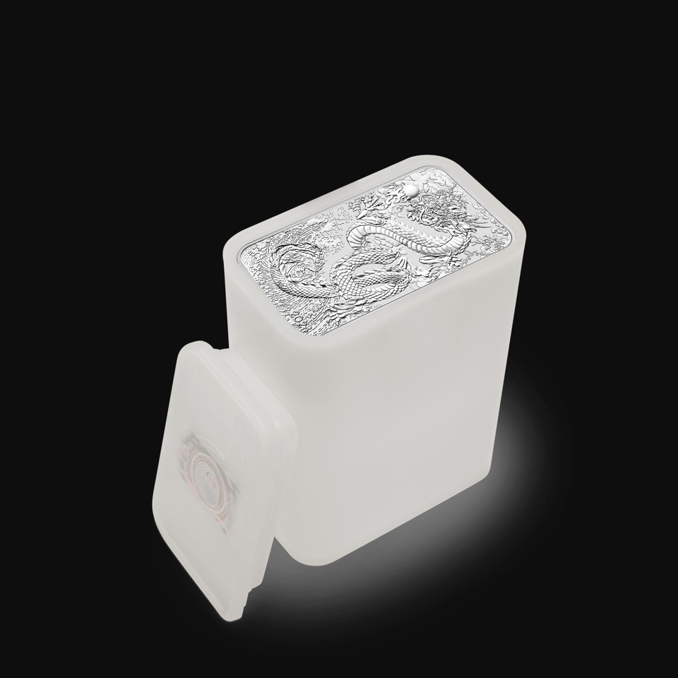 1 oz Australian Dragon Rectangular Silver Coin - Tavex Latvia