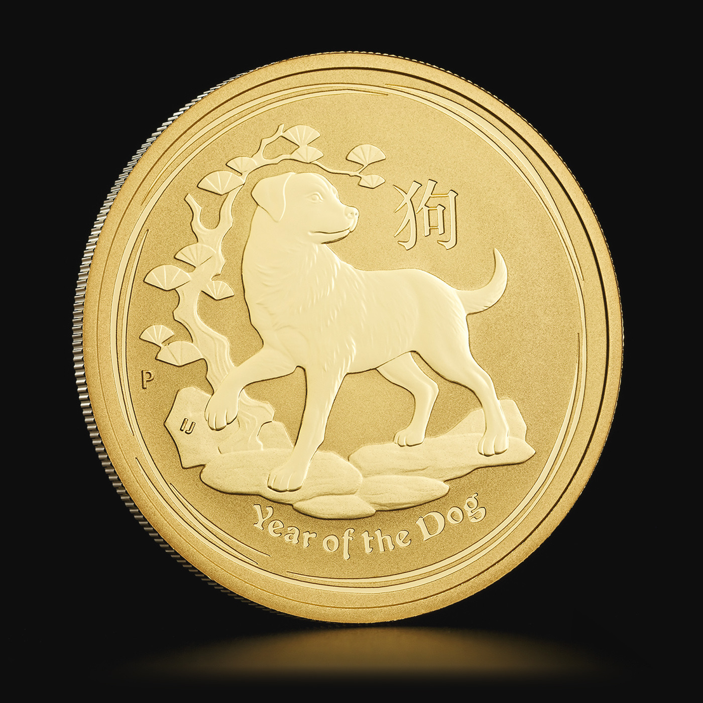 1 oz Australian Lunar Year of the Dog 2018 Gold Coin - Zelta