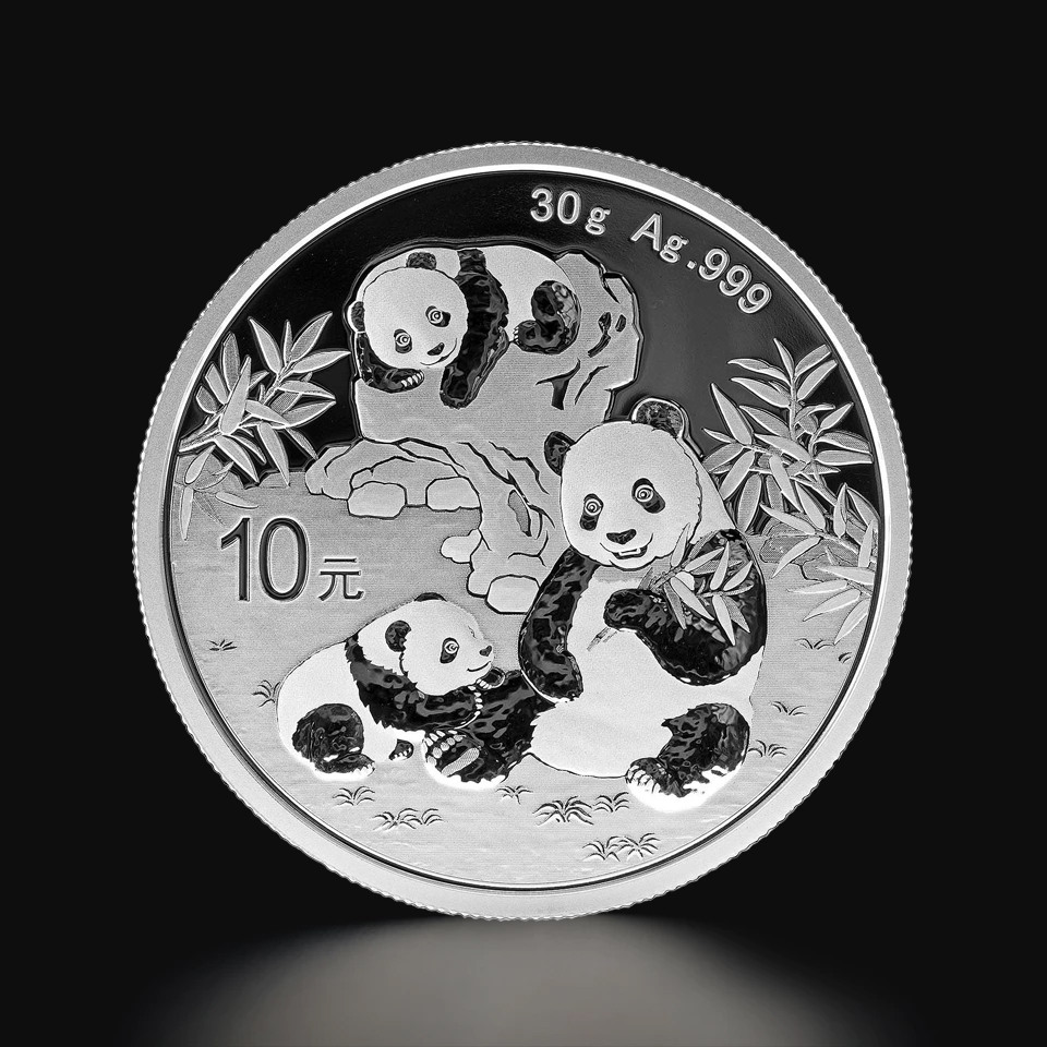 30 g Chinese Panda 2025 silver coin - Tavex Latvia 30 g Chinese Panda 2025 silver coin - Tavex Latvia