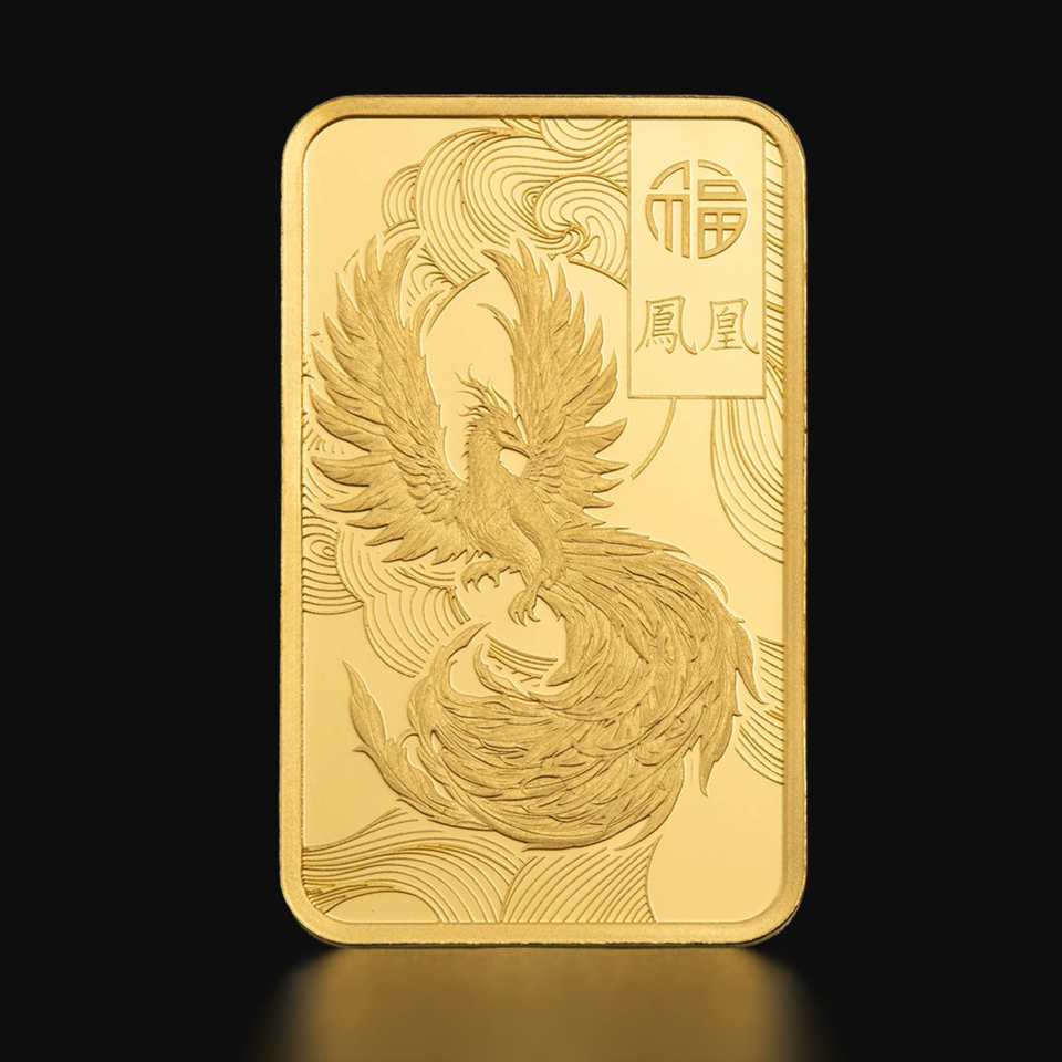 5 gram PAMP Good Luck Phoenix gold bar - Zelta monētas un stieņi