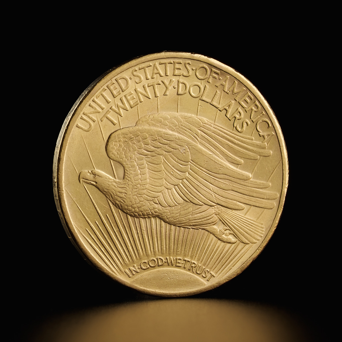 American Saint Gaudens Double Eagle gold coin - Zelta monētas un stieņi